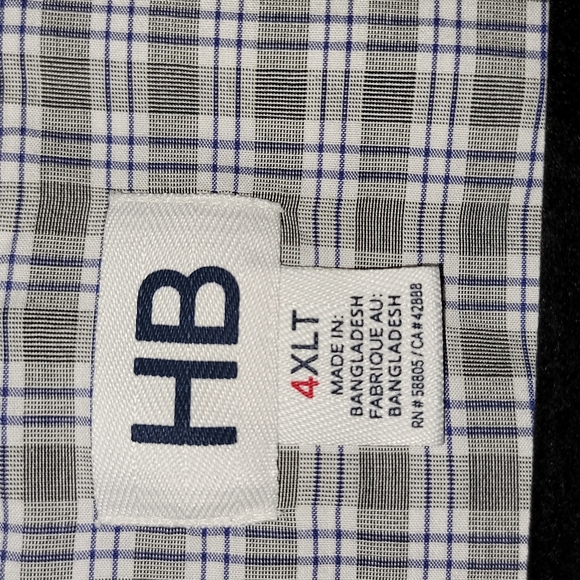 Harbor Bay Other - 4XLT Harbor Bay Easy Care Sport Shirt.